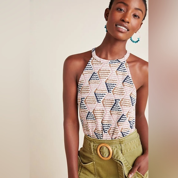 Anthropologie Halter Top, Size M - Picture 4 of 4